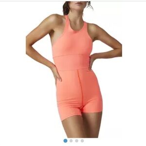 FP Movement Every Single Time Runsie NWOT M/L Neon Coral